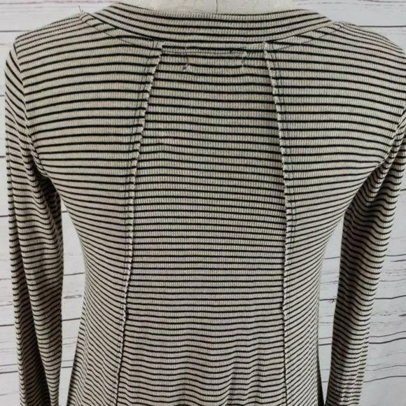 Altar'd State Anthropologie Woman's Striped Long Sleeve Blouse Small‎ - Picture 4 of 5